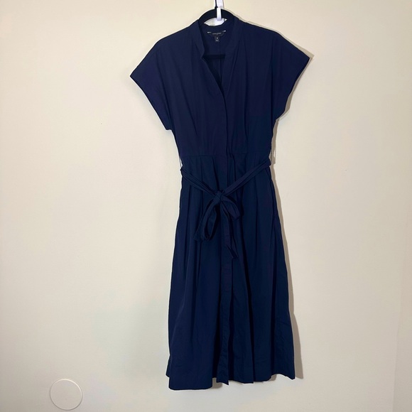 Banana Republic Navy Midi Dress - Picture 2 of 16